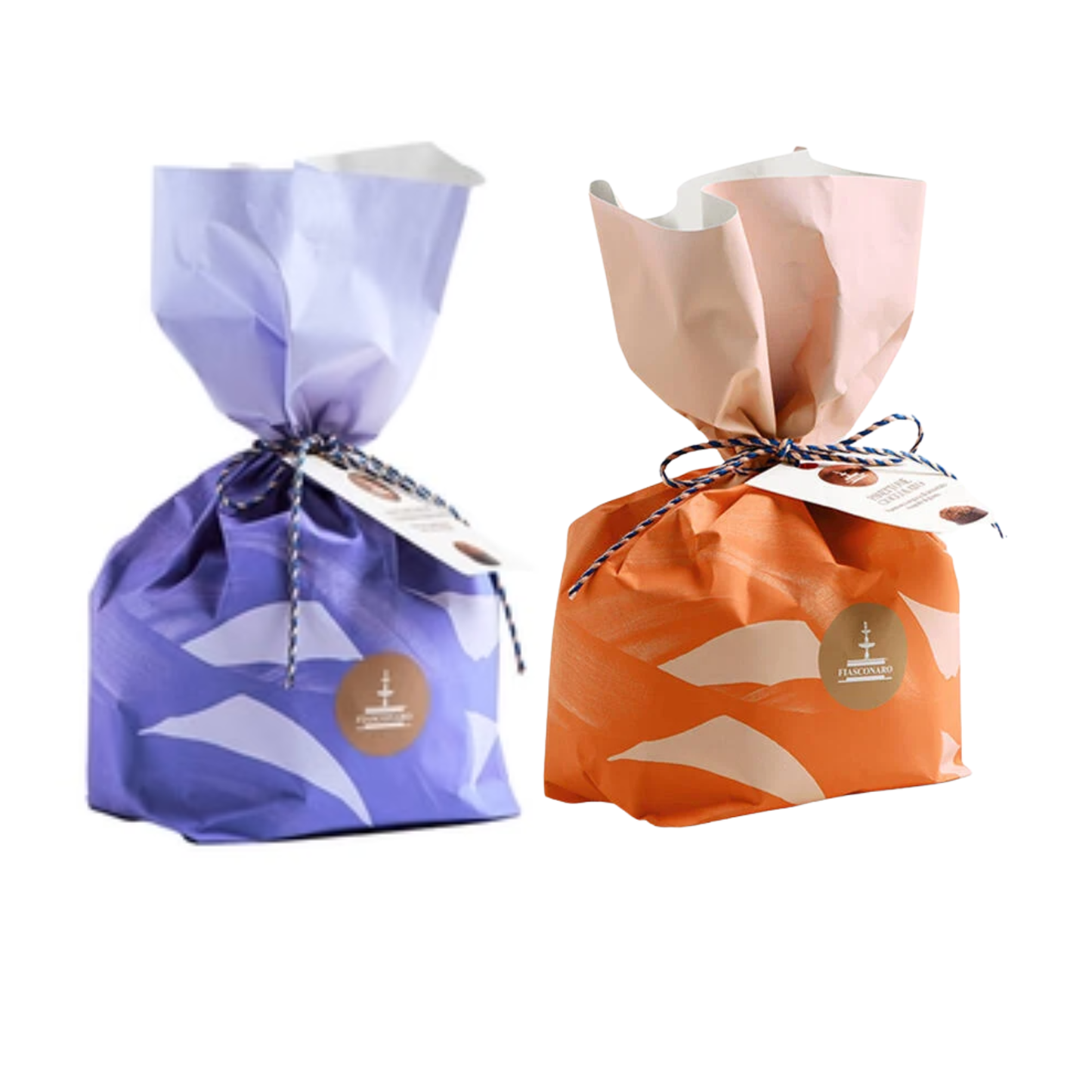 FIASCONARO Luxus-Geschenkset "Strenna Degustazione" (Doppel-Panettone Präsentkorb mit Zitrusfrüchten, Schokolade & Fruchtaufstrichen)