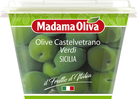 MADAMA OLIVA Grüne Oliven aus Castelvetrano - 250g