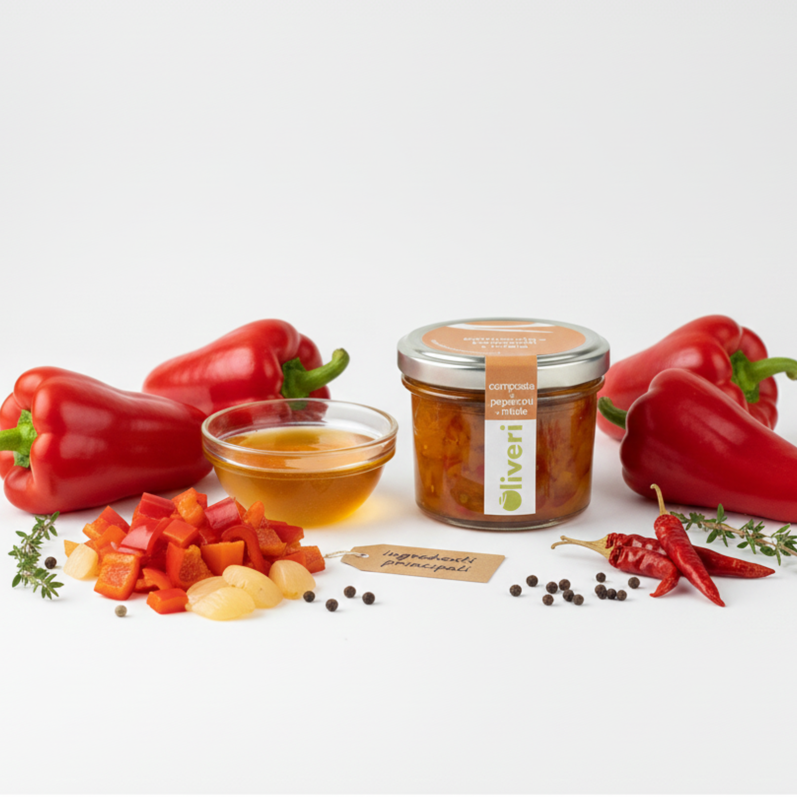 Italienischer Gourmet Chutney Olivieri Compota 120g