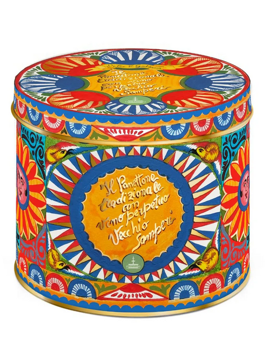 D&G FIASCONARO TRADITIONELLER PANETTONE MIT VECCHIO SAMPERI PERPETUAL WEIN