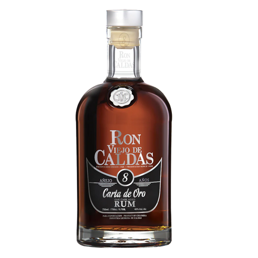 Ron Viejo De Caldas Carta de Oro 8 Jahre 40%vol. -  700ml