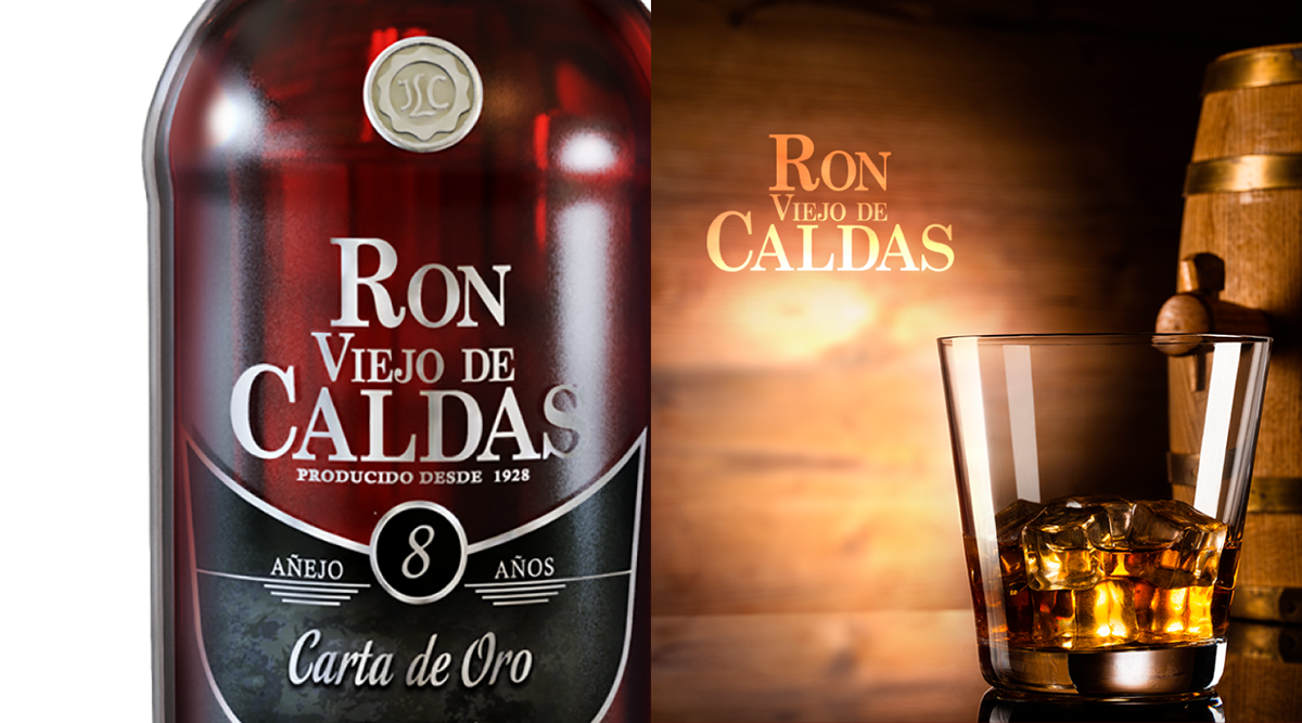 Ron Viejo De Caldas Carta de Oro 8 Jahre 40%vol. -  700ml