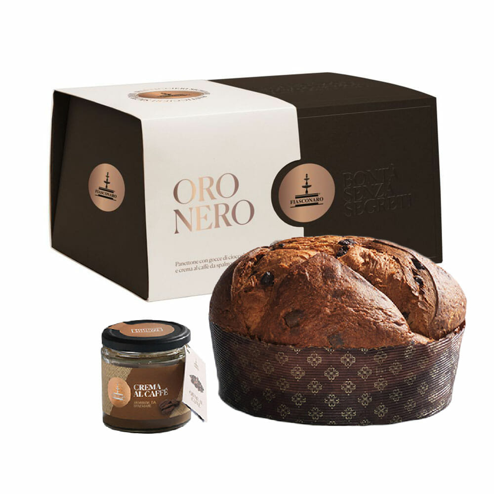 ORO NERO PANETTONE + CREMA AL CAFFÈ FIASCONARO